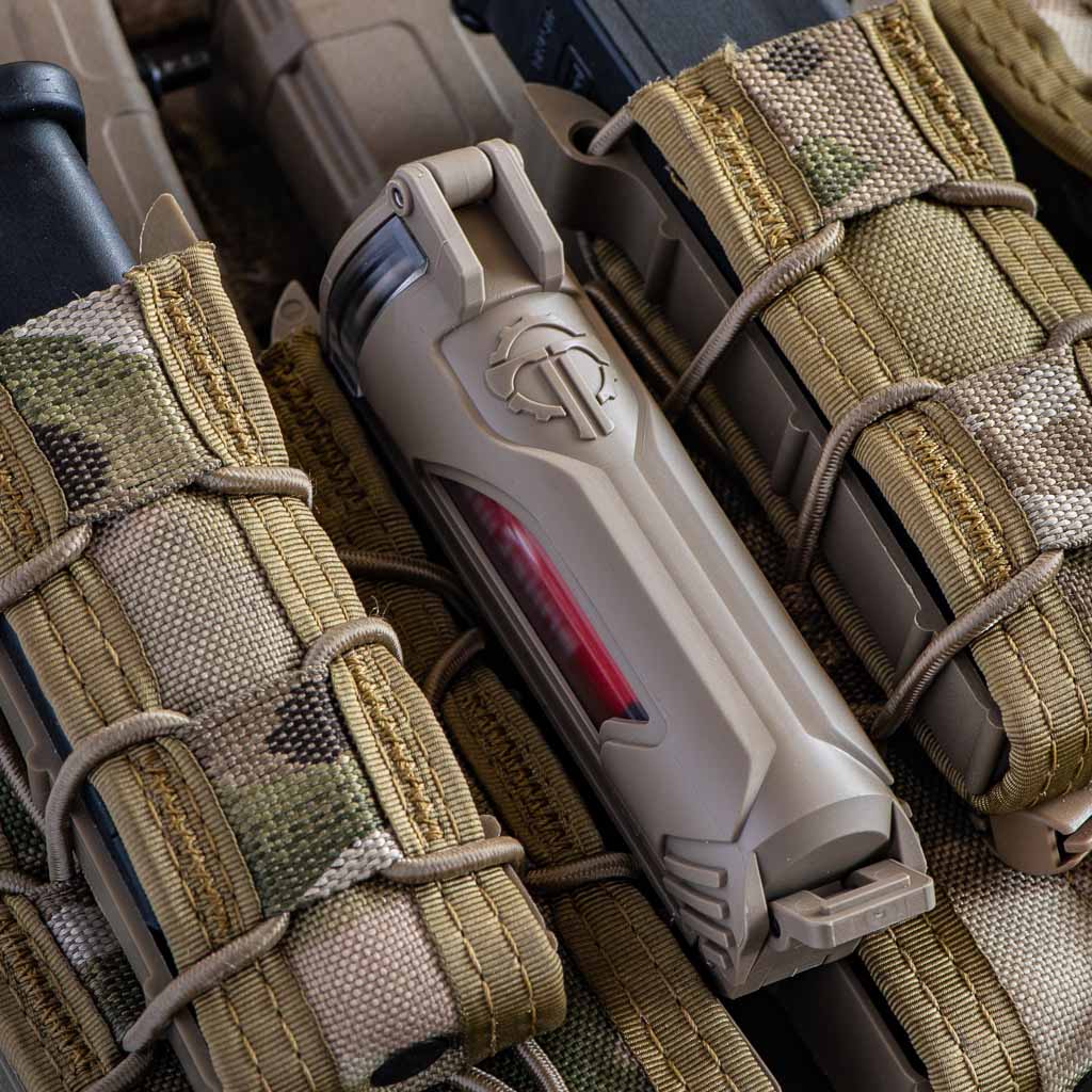 CellVault-18 Battery Storage takes up less than 1 column of MOLLE, so fits in little space.