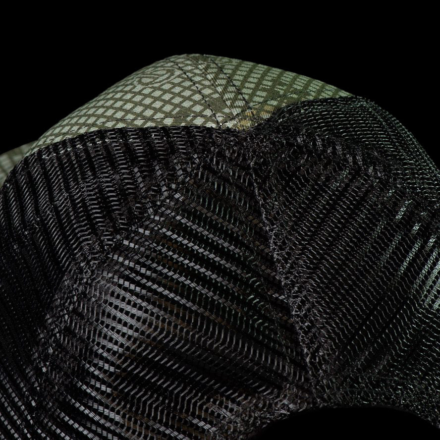 Thyrm trucker hats do not come with buttons on top, so you can avoid the headaches associated with them.