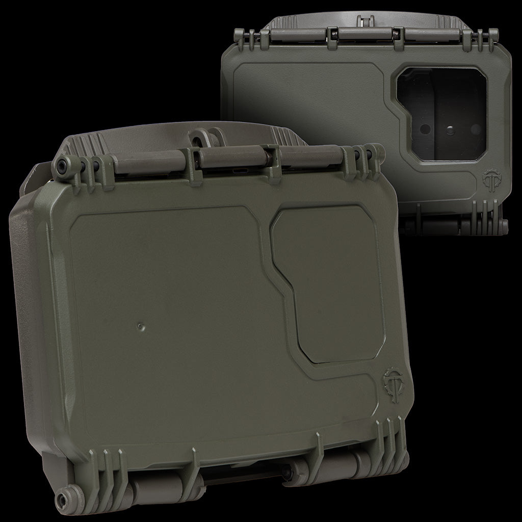 DarkVault 2.0 Critical Gear Case in Ranger Green, designed for smartphone protection, size regular.