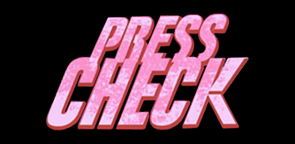 Press Check logo on a black background.