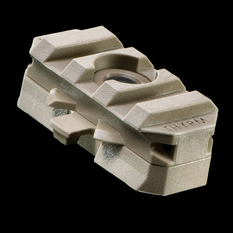 VariArc Helmet Light Mount in tan, Ops-Core (Dovetail) model