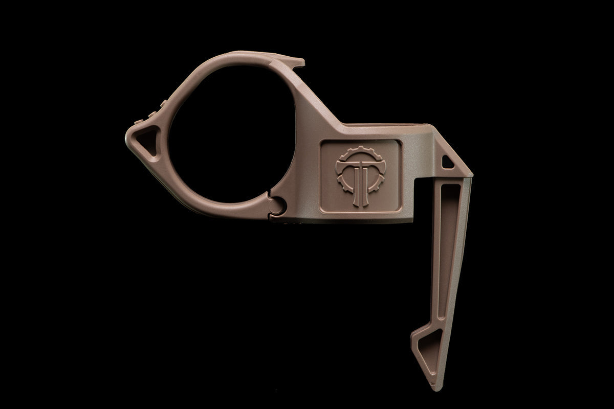 "Thyrm's SwitchBack ring provides a highly intuitive way to use the light while maintaining a two-hand grip"