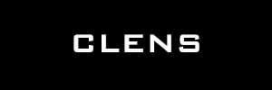 "CLENS logo on black background, sleek and minimalistic design for tactical and wilderness gear branding."