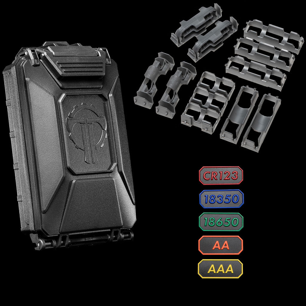 CellVault-5M Modular Battery Storage | AA, AAA, CR123, 18350