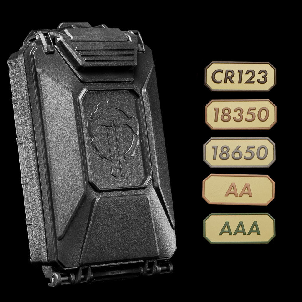 Thyrm CellVault-5M 用モジュラーインサートパックセット Modular Battery Insert Pak | For AA, AAA, 18350, 18650