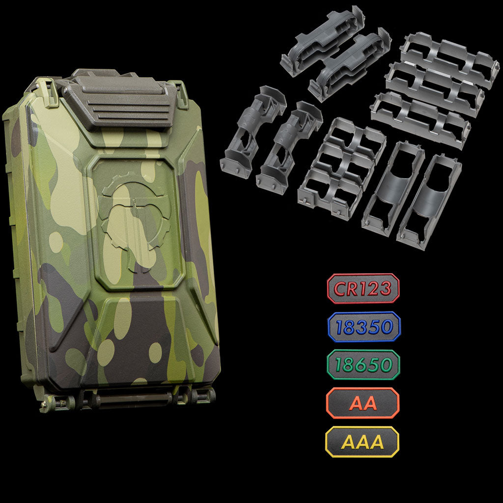 CellVault-5M Modular Battery Storage | AA, AAA, CR123, 18350