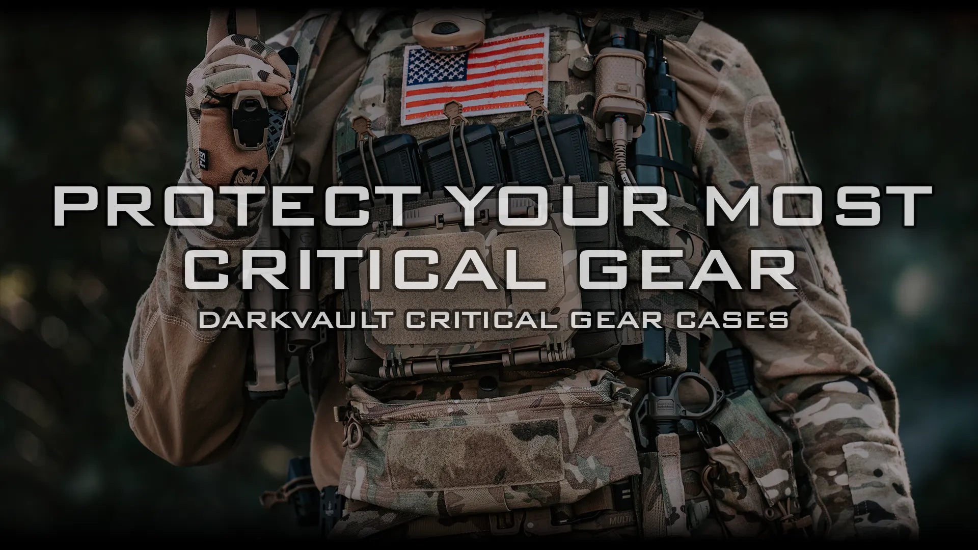 DarkVault on a chest rig