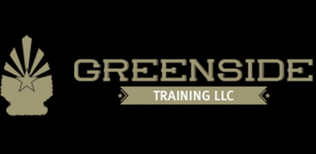 Logo of Greenside Training LLC on a black background