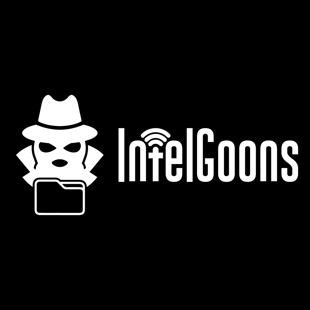 IntelGoons logo including a fedora-clad goon above a folder and signal eminating for the T in the company name.