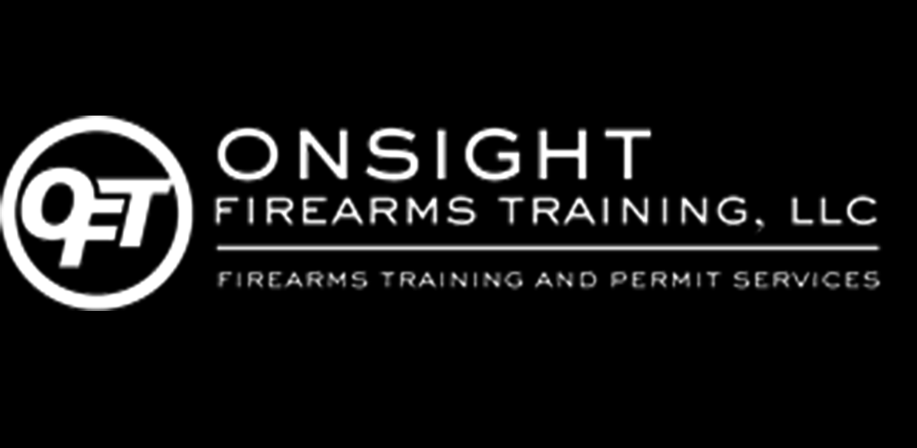Onsight Firearms Training, LLC logo on a black background