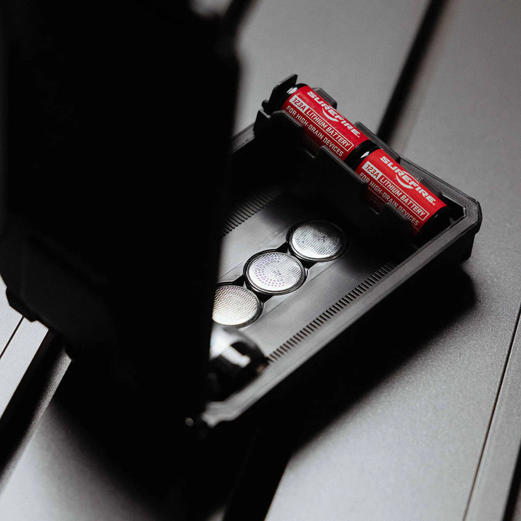 CR2032s in the base of a CellVault-5M Case