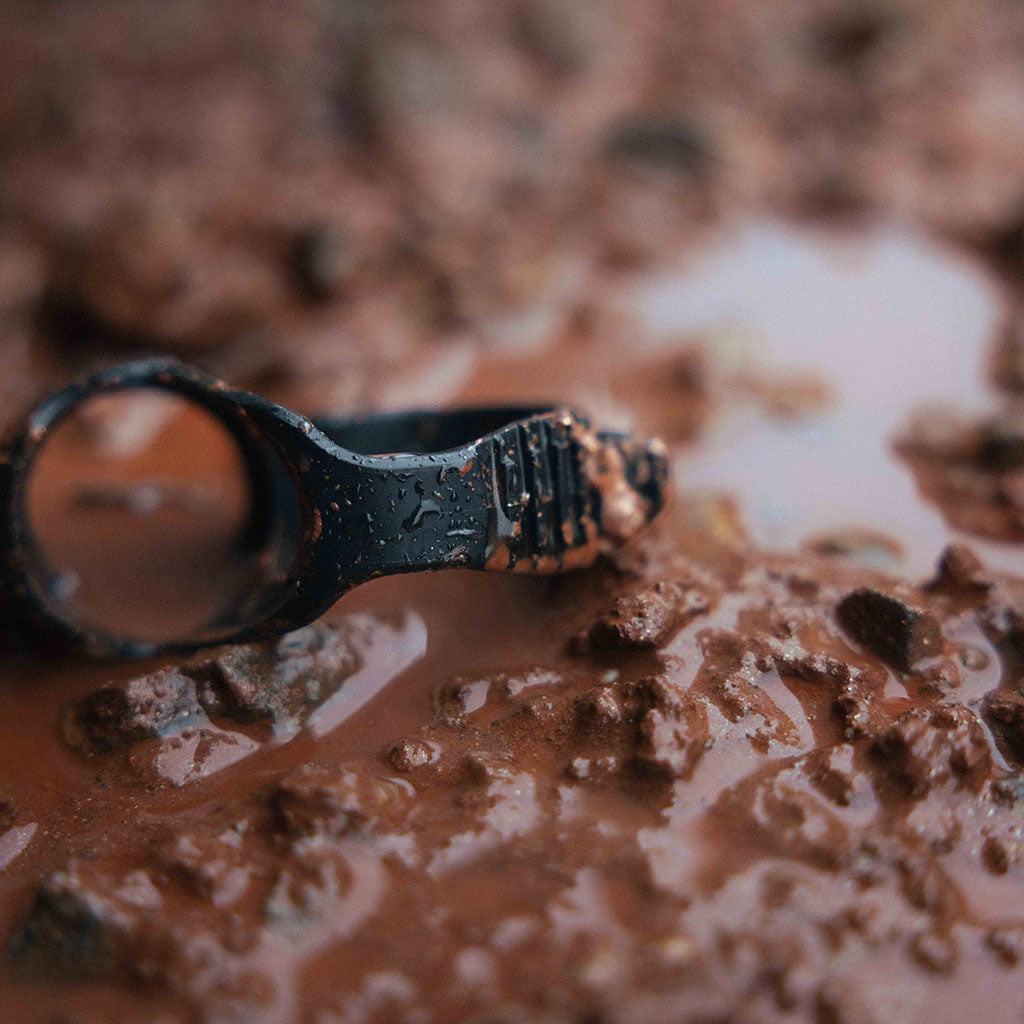 The Thyrm SwitchBack 3.0 Duty Flashlight Ring is built rugged to withstand the elements