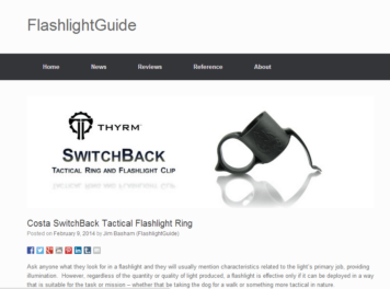 Flashlight Guide screen capture about SwitchBack