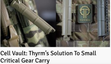 Screen capture of Tactical Life Magazine article introducing CellVault