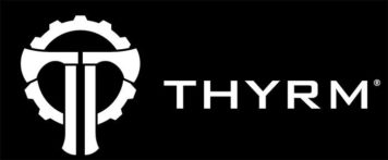 Black and White Thyrm Logo, Large