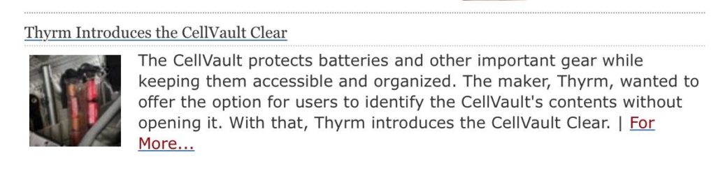 Thyrm outdoor wire