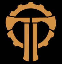 Gold and black Thyrm logo