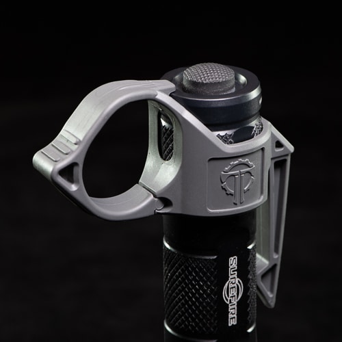 The SwitchBack DF mounted on a SureFire DF Light