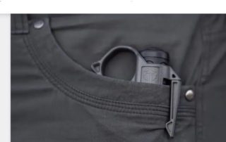 CCW Steel Screenshot of SwitchBack in front pants pocket