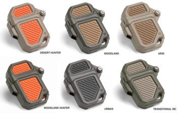 Six color ways of PyroVault 2.0 Lighter Armor