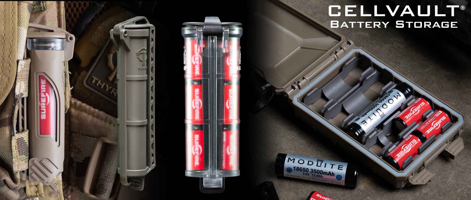 CellVault Battery and Gear Storage - THYRM