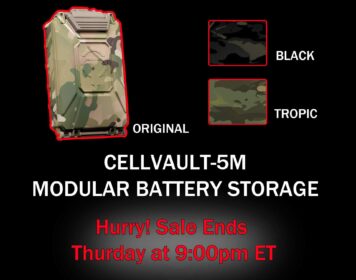 CellVault-5M Modular Battery Storage Cases in MultiCam (3 types)