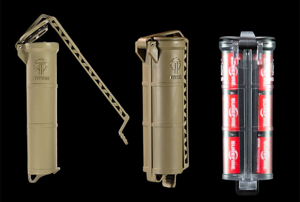 CellVault-XL Battery Storage in FDE and Clear color ways