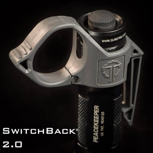 SwitchBack Large 2.0 Flashlight Ring with Thyrm logo detail and title