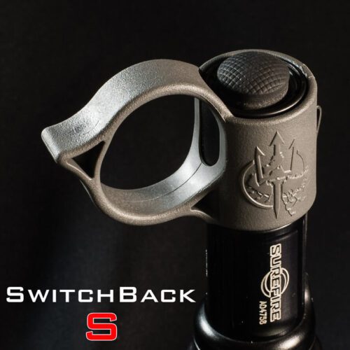 SwitchBack Backup S Flashlight Ring in Urban Grey with Costa Ludus Logo