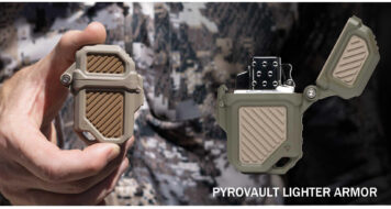 PyroVault 2.0 Lighter Armor, closed and opened