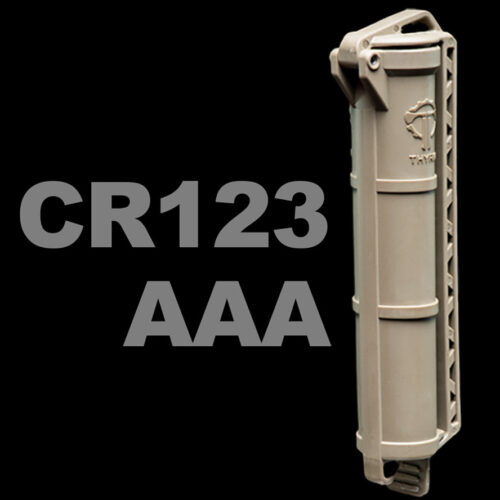 CellVault original size is compatible with CR123 and AAA batteries